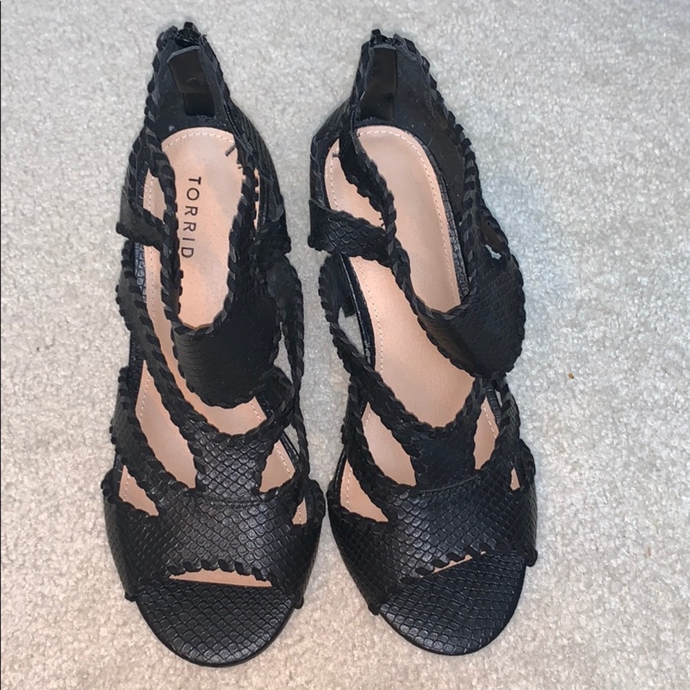 Snake skin heels